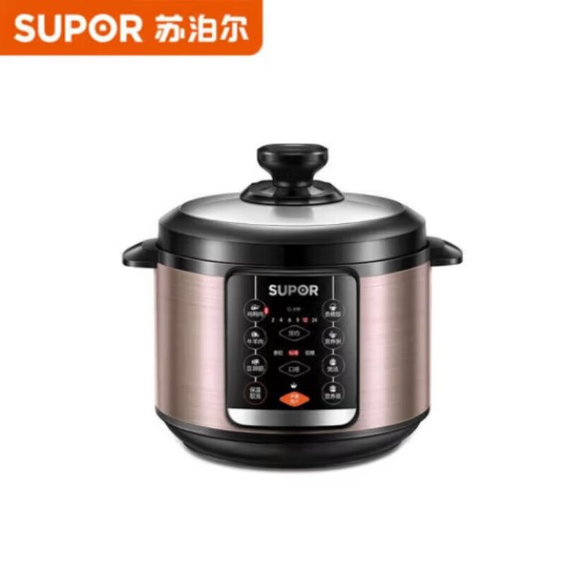 苏泊尔(SUPOR)HM电压力锅全自动智能预约 5L 触控大面板家用保温煮饭煲汤易清洁双内胆高压锅SY-50YC503D