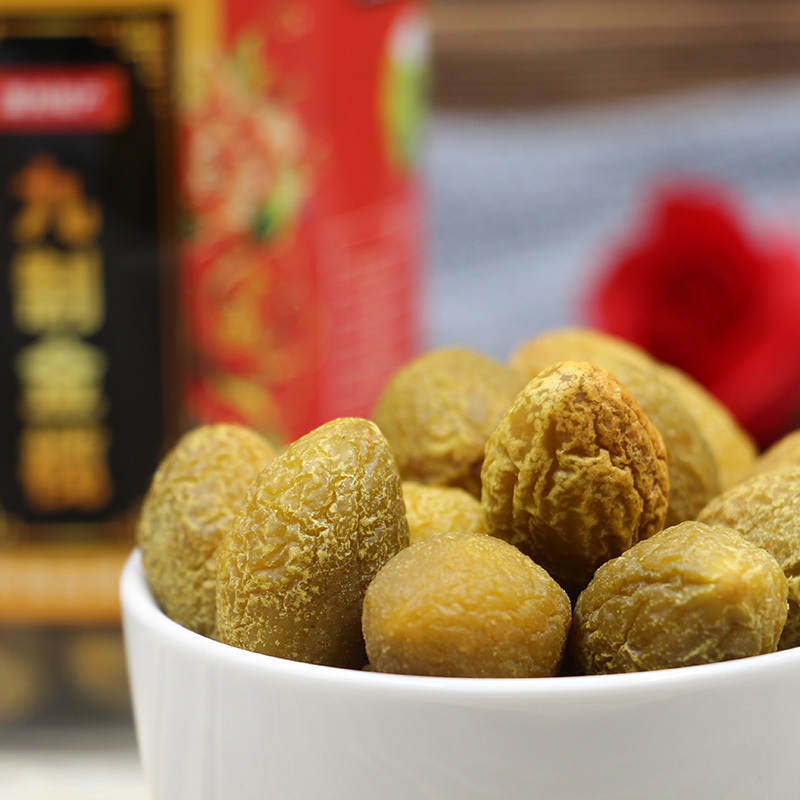 潮州广济桥牌九制金榄潮州特产凉果甘草橄榄办公室零食果干金香榄500克