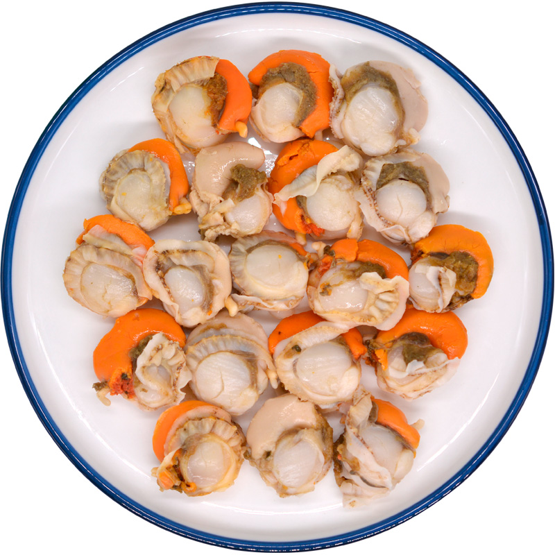 500g约4046个顺丰扇贝肉冷冻元贝干贝瑶柱新鲜现剥参数