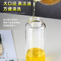 欣美雅(Xinmeiya)防潮调料盒玻璃家用组合调味瓶罐子盐罐厨房收纳糖味精瓶醋壶酱油瓶油壶套装