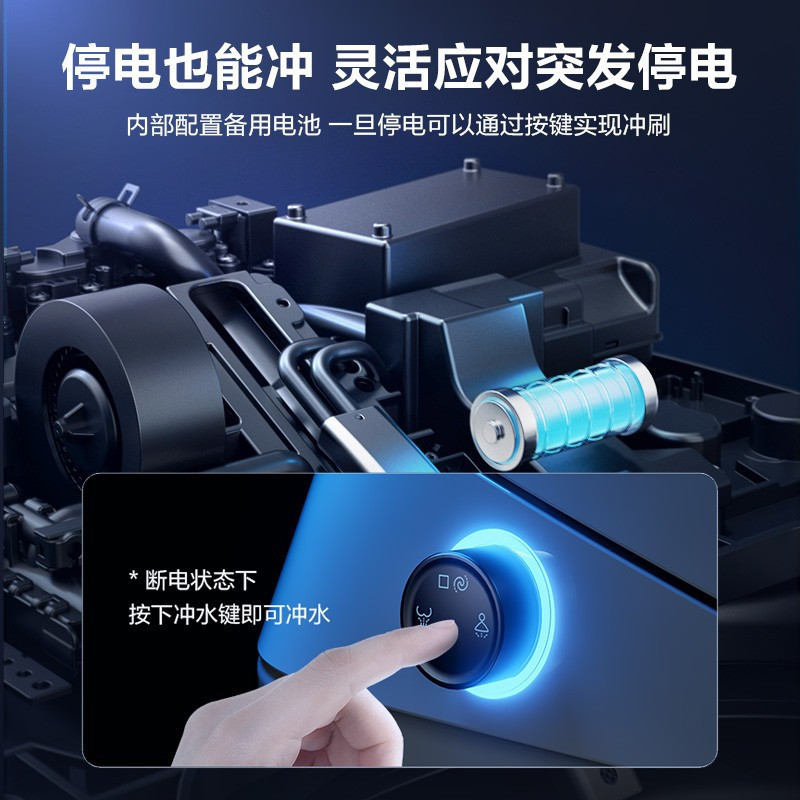 恒洁(HEGII)智能坐便器HCE0823A01全自动一体式家用智能马桶座便器