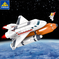 兼容乐高火星探测航天飞机发现号宇宙飞船太空基地男孩子拼装积木 KY83010发现号飞船送1盒积木+拆