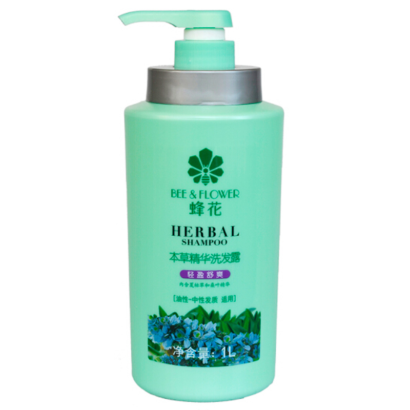 蜂花 本草精华轻盈舒爽洗发水 洗发露1L