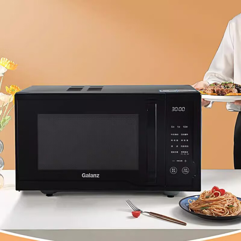 格兰仕(Galanz) 微波炉烤箱一体机 家用23升平板式 智能菜单新款S1-SDGF3!