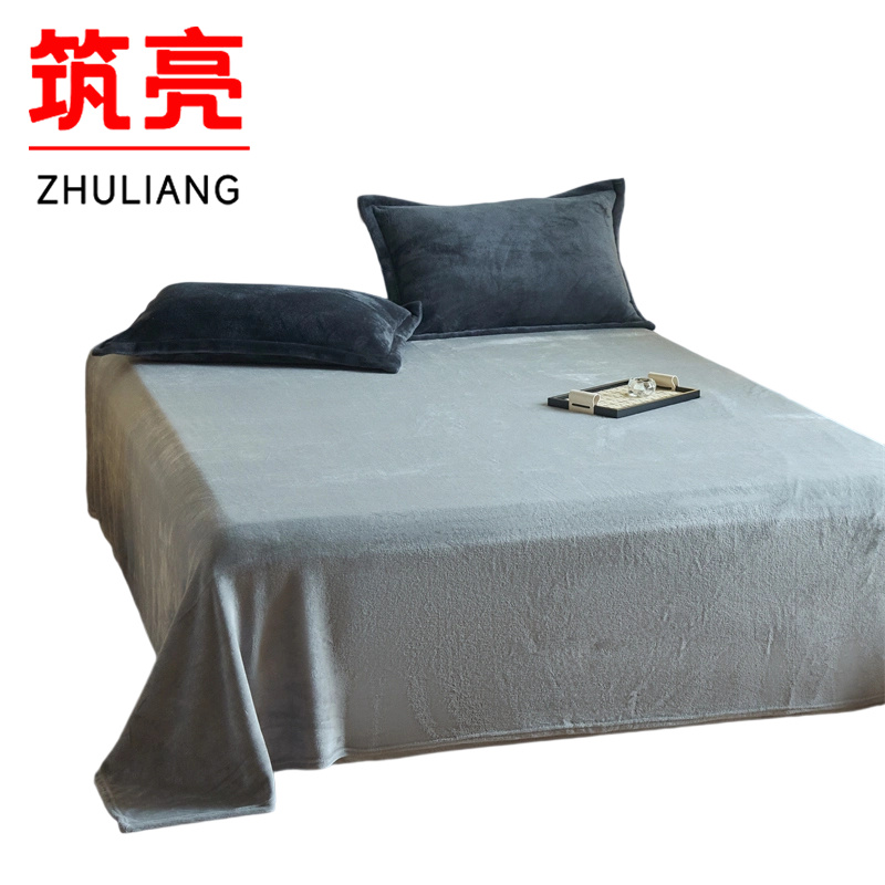 筑亮 牛奶绒三件套 A24 套高清大图