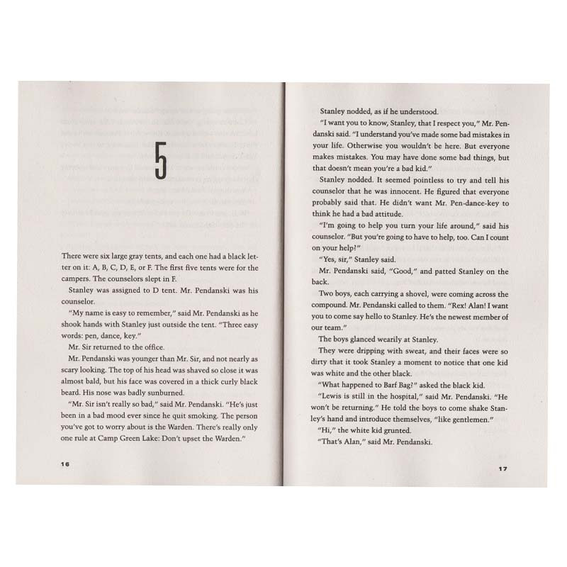 Holes 别有洞天 英文原版 洞 纽伯瑞金奖 青少年课外阅读故事书 儿童文学原著小说书籍 Louis Sachar 获