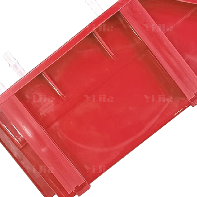 翌嘉YJ4121762 斜口组合式零件盒收纳分类货架型盒箱 红色 24只装 810*343*1030高清大图