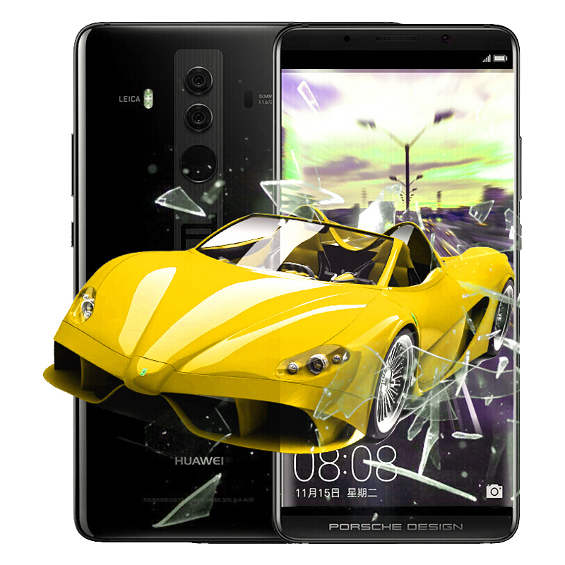 华为(HUAWEI) 华为mate10 保时捷设计版 6GB+256GB 钻石黑色 全网通4G手机 华为手机