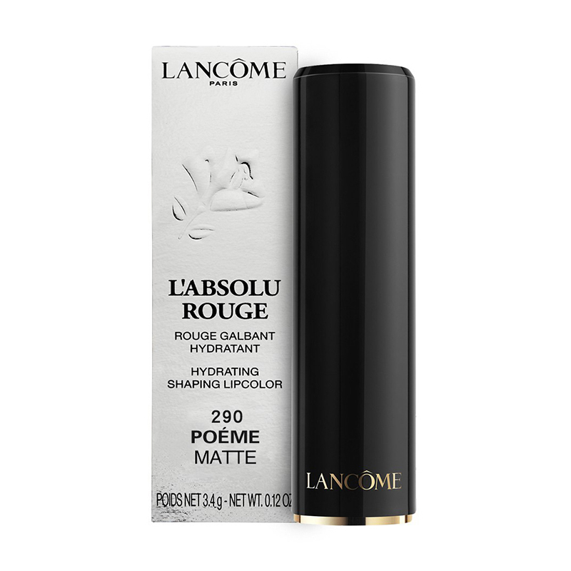 兰蔻(LANCOME)菁纯柔润丝绒唇膏 3.4g #290诗 口红 自然靓丽 持久显色滋润