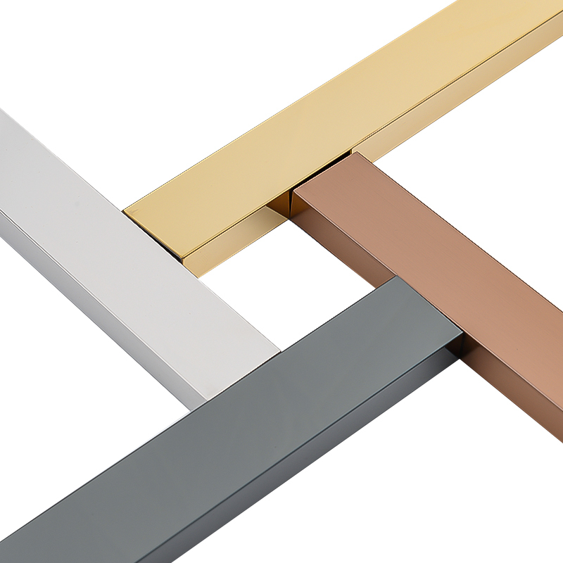 黑钛金闪电客不锈钢装饰线条金属背景墙吊顶u型收边条