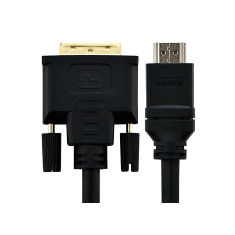 酷比客(L-CUBIC) 黑色 2M DVI转HDMI 转接线 LCCPDVI2HDMI-2M (计价单位:根)