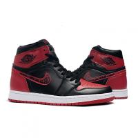 正品aj1阴阳鸳鸯 aj1mid 高帮 黑红脚趾 禁穿欧文5代篮球鞋男鞋空军一号板鞋北卡蓝影子灰倒钩鸢乐联名ihsern