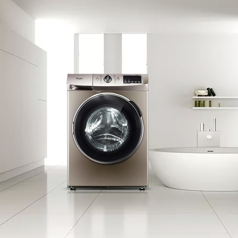 惠而浦(Whirlpool)WG-F80821BIK 8公斤 变频智能APP控制 滚筒洗衣机 (惠金色)高清大图