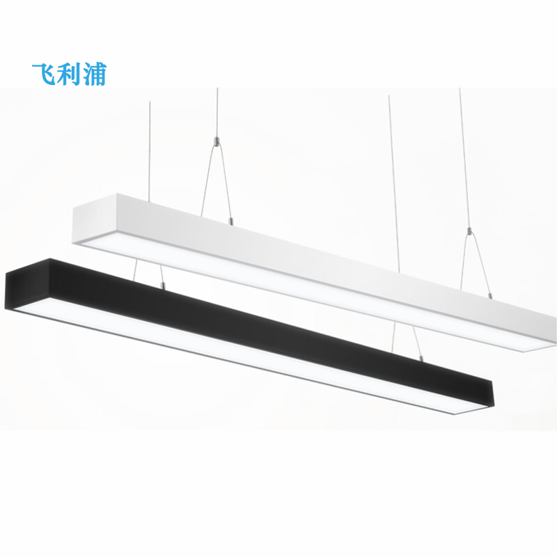 PHILIPS 飞利浦 明晖LED吊灯线条灯长条吊线灯34W铝壳RC095V银灰色窄型