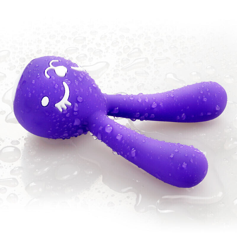 久爱(jiuai)女用小跳蛋电动震动**宿舍小号充电情趣自慰器具器内用舌头激情 嬉皮兔[长耳朵紫色]女神礼包高清大图