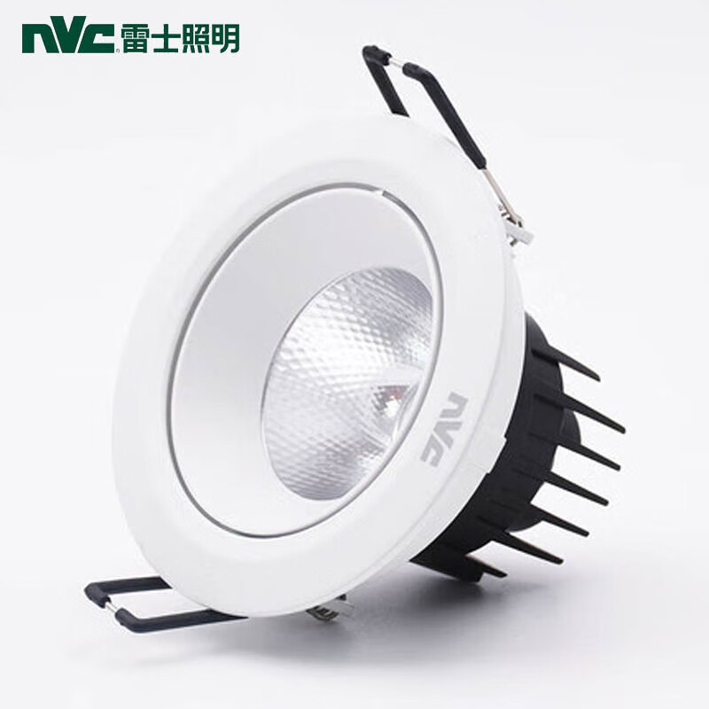 雷士照明 LED筒灯 嵌入式9.5CM 黑杯15瓦中性光4000K-开孔9.5CM