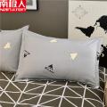 【南极人】一对装枕套卡通水洗棉成人枕头套单人卡通枕芯套48x74cm_97 48cmX74cm 简时尚【枕套一对装】