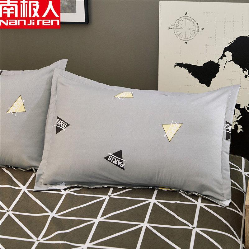 一对装枕套卡通成人枕头套单人卡通枕芯套48x74cm春夏秋冬季