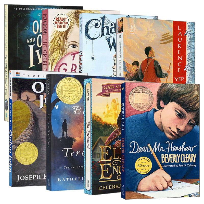 亲爱的汉修先生 [正版]英文原版小说 Newbery Award 纽伯瑞奖儿童文学奖全套8册 夏洛特的网Charlott