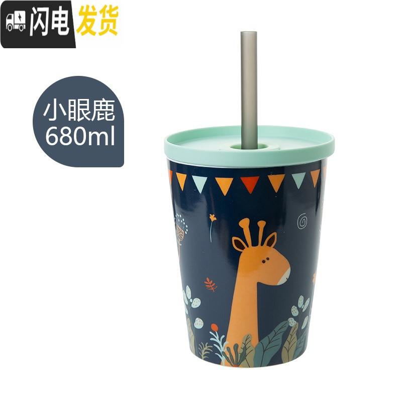 三维工匠可爱陶瓷杯子女学生带盖勺马克杯网红情侣水杯创意超大容量咖啡杯高清大图