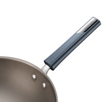 苏泊尔(SUPOR)家用无涂层不粘有钛炒锅磁炉通用锅具炒菜锅不锈钢 EC32JGC01 32cm