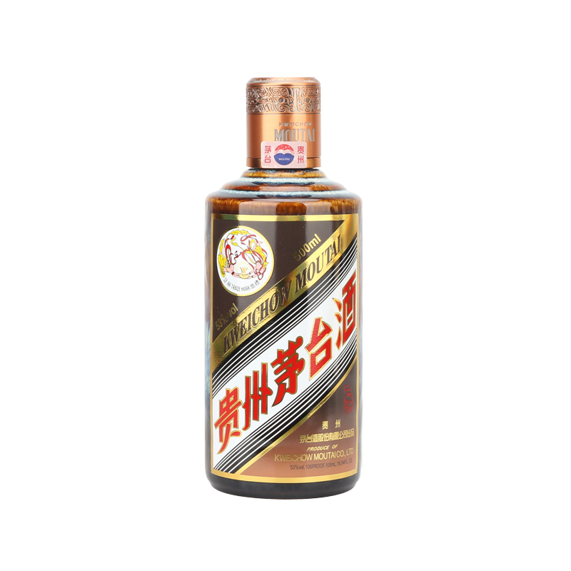 贵州茅台酒彩釉珍品53度500ml单瓶装酱香型白酒