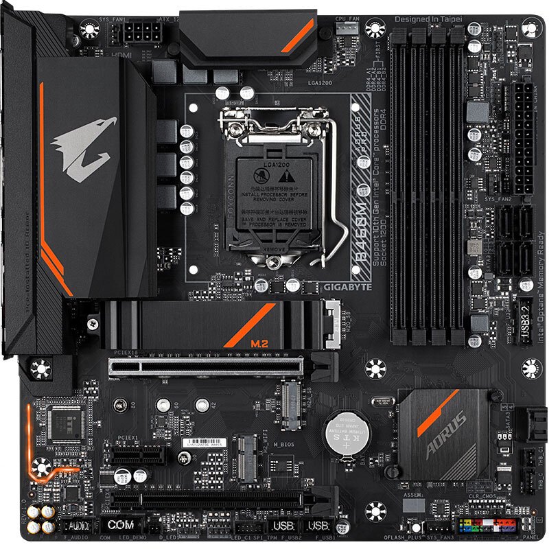技嘉B460M AORUS PRO 小雕Pro主板+英特尔奔腾G6400 CPU套装