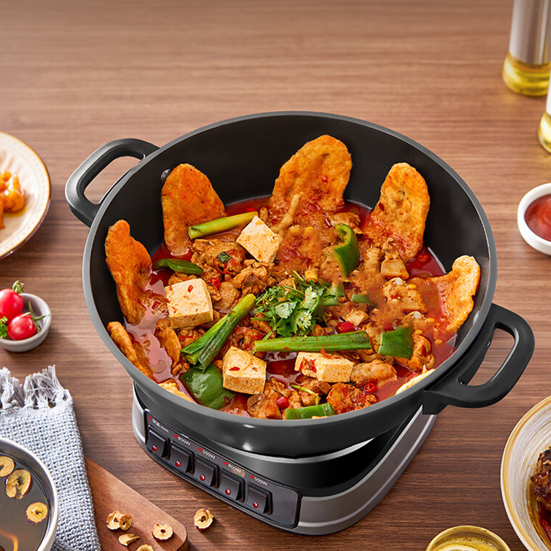 荣事达电炒锅7L大火力爆炒家用炒锅无笼RDG-ZH36TC6高清大图