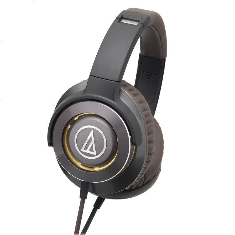 铁三角audiotechnicaathws770is便携式重低音头戴耳机hifi智能手机