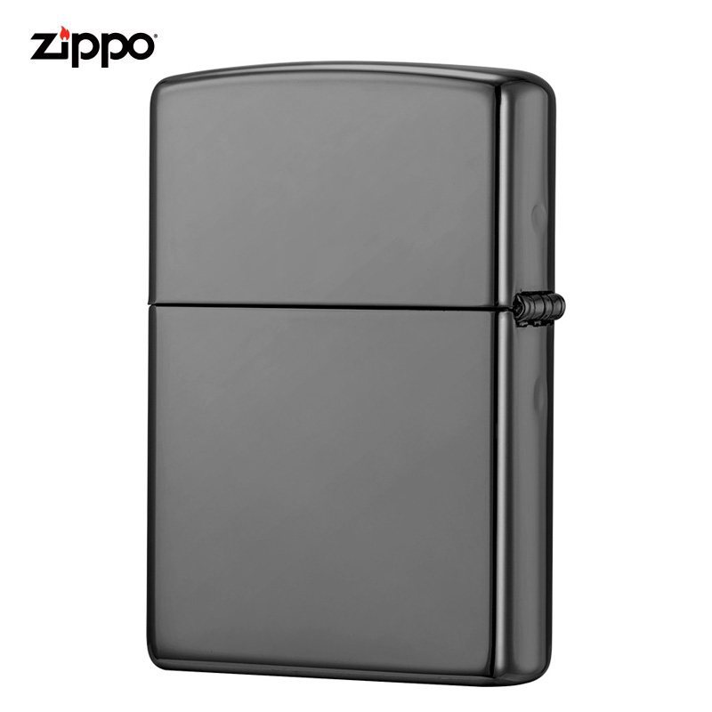 zippo芝宝打火机美国原装ZIPPO防风煤油之宝打火机150黑冰150-045520