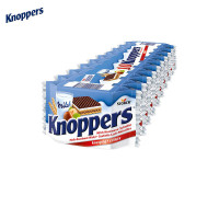 Knoppers德国进口榛子牛奶巧克力威化饼干 250g休闲零食