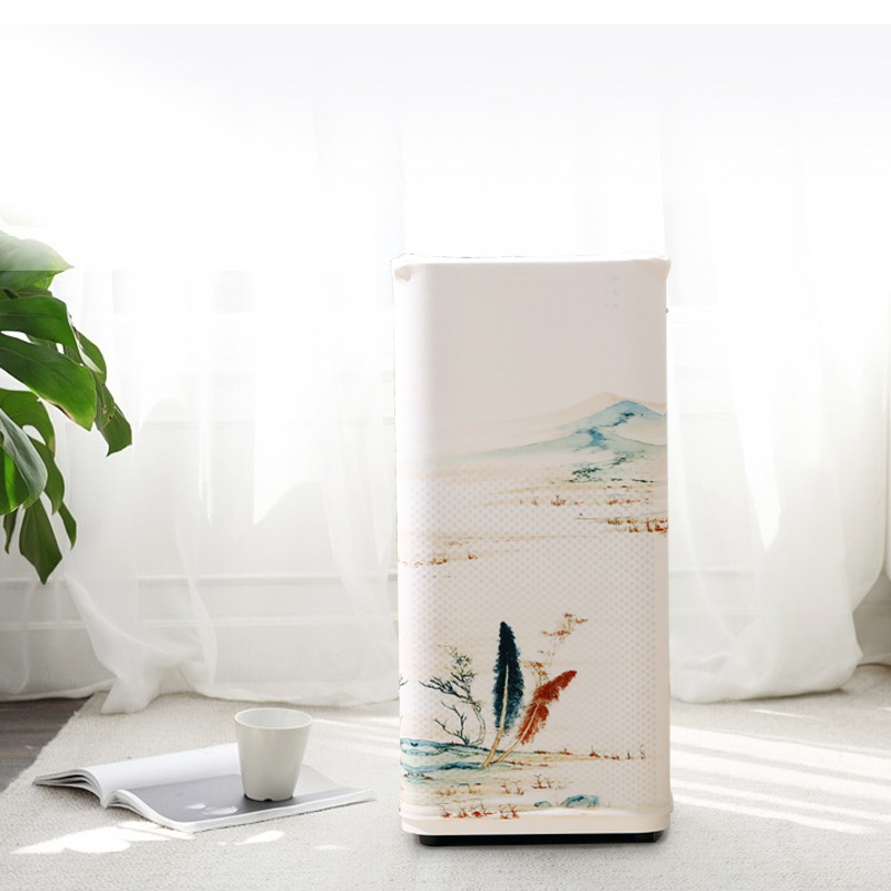 空气净化器罩家用小米通用除湿机罩防尘套净化器装饰布艺保|北欧格子 适用于小米ProH(31cm×31cm×74cm)
