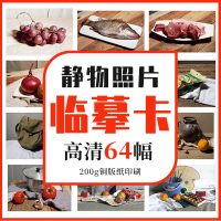 【正版图书】静物照片临摹卡 素描色彩水粉画卡片高清创意石膏几何体单体组合图片结构国美初级画艺考画册书教材基础美术入门高考