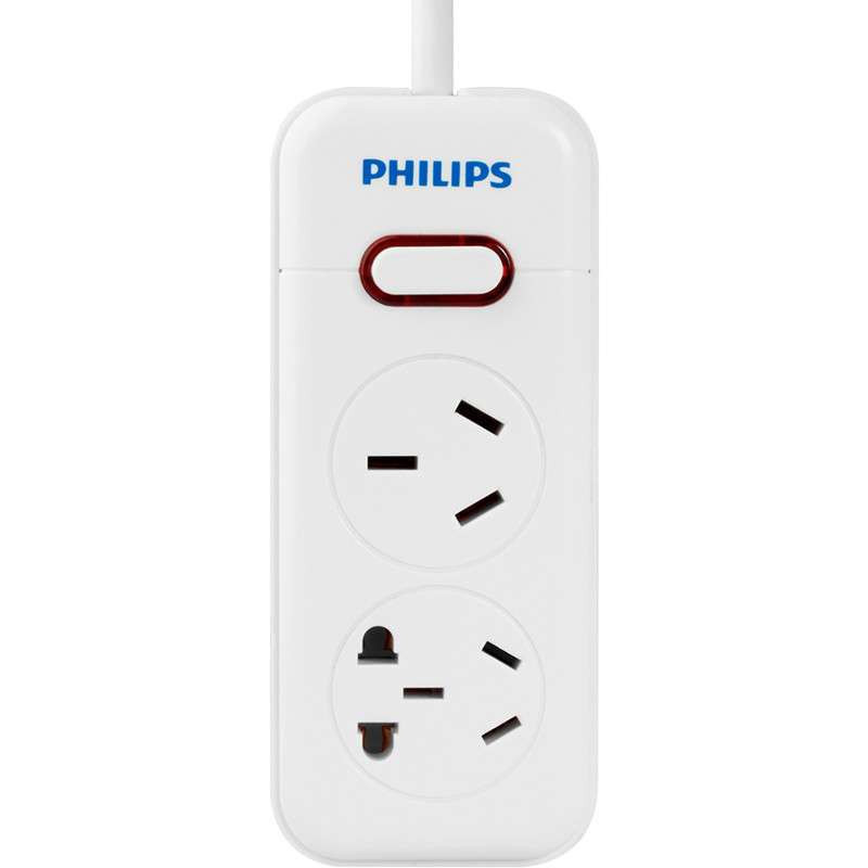 飞利浦(PHILIPS) SPS1512Z/93 两位总控3米大功率插座插排插线板接线板