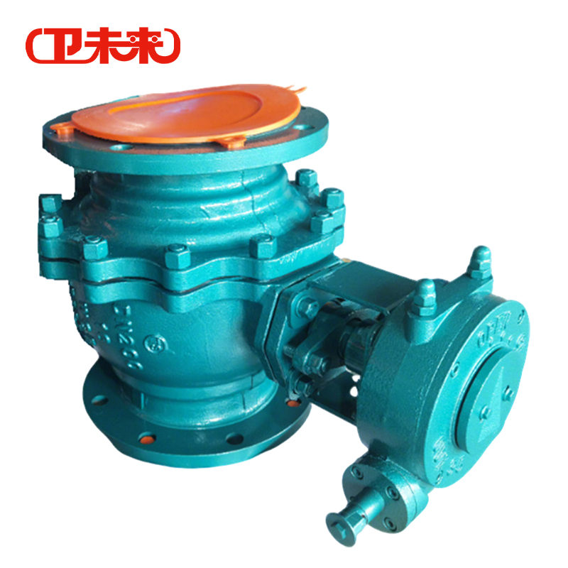 卫未来 涡轮衬氟球阀 DN100 个高清大图