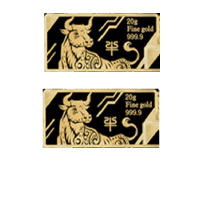2021 上海造币厂 生肖系列金条