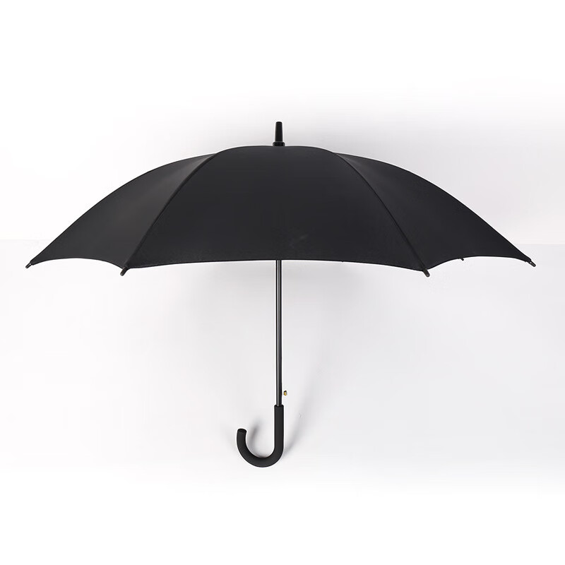 谋福 长柄定制雨伞[可锁 纤维材料不生锈 伞下直径105cm 高度85cm 枣红色]高清大图