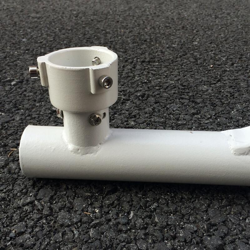 抱箍支架抱电线杆路灯杆杆室外加长挑臂支架机球机支架 年终促销 年终