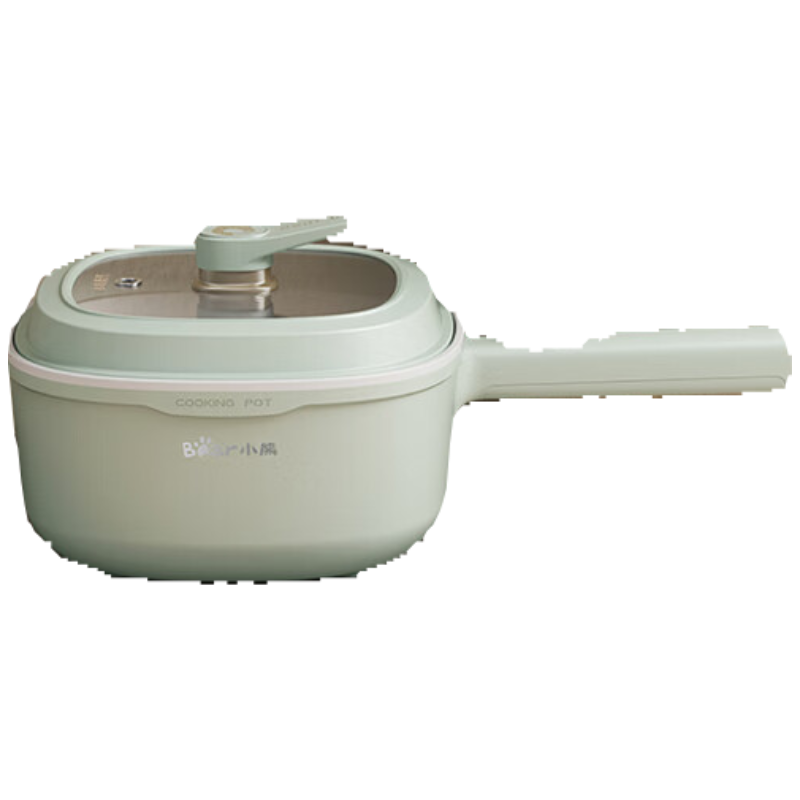 小熊电火锅大功率3升容量旋钮操控时尚设计电热锅 DRG-E30N2-P01