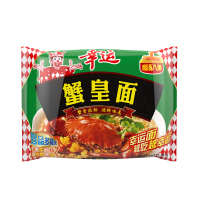 幸运方便面红烧排骨面蟹皇面袋装干脆面零食干吃面怀旧组合装