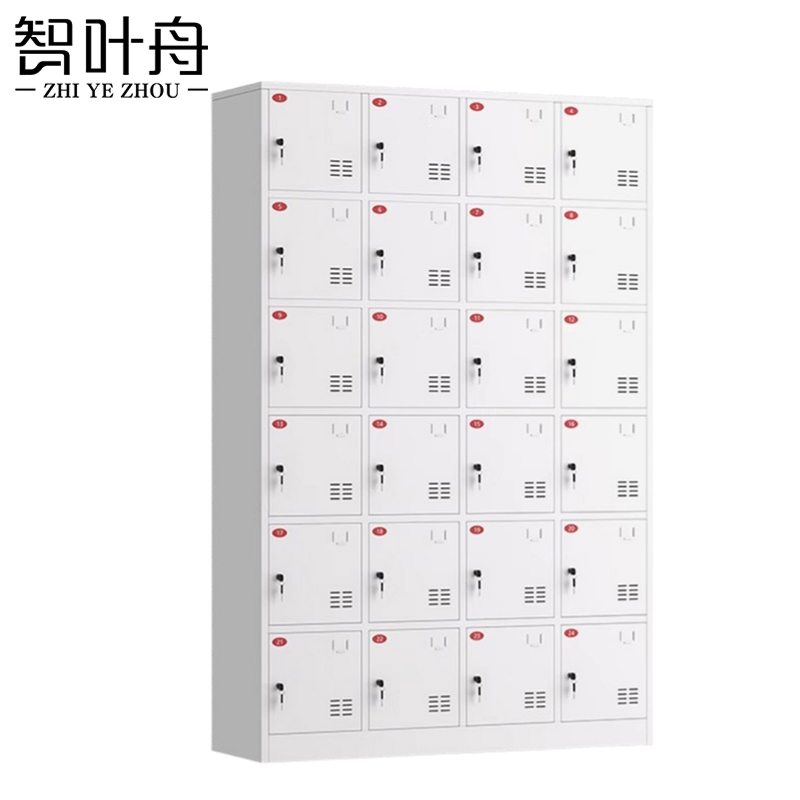 智叶舟对讲机充电柜24门1100*350*1730mm台高清大图