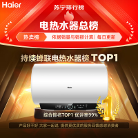 海尔(Haier)电热水器家用洗澡一级能效储水式智能电热水器速热大水量安全 锆金全瓷MC7 60L 3300W