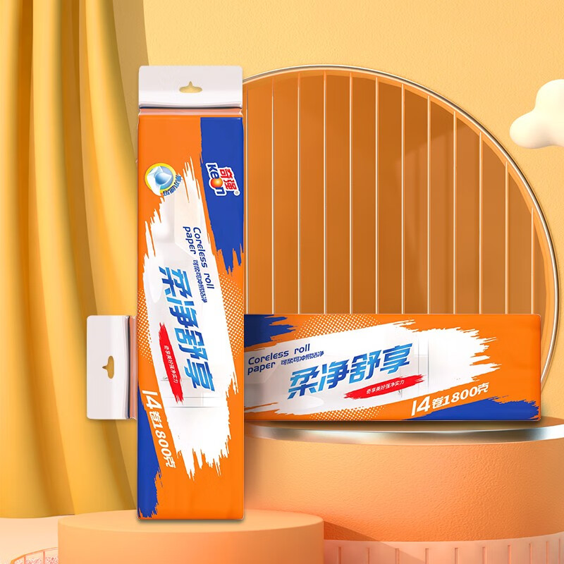 奇强卫生纸5层*1800g*14卷柔韧亲肤断点清晰QQJZ0101高清大图