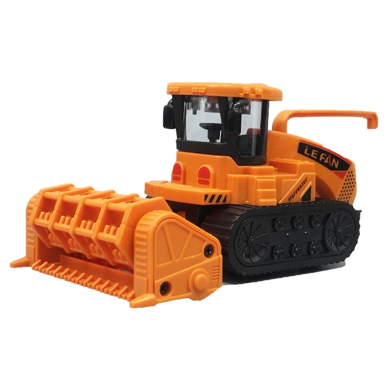 儿童收割机玩具智扣惯性玩具农用拖拉机模型宝宝小汽车仿真农夫车