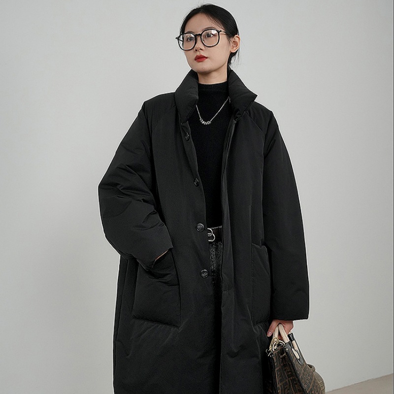 2025年新款棉服女冬中长款韩版宽松大被子加厚棉衣棉袄过膝外套潮高清大图