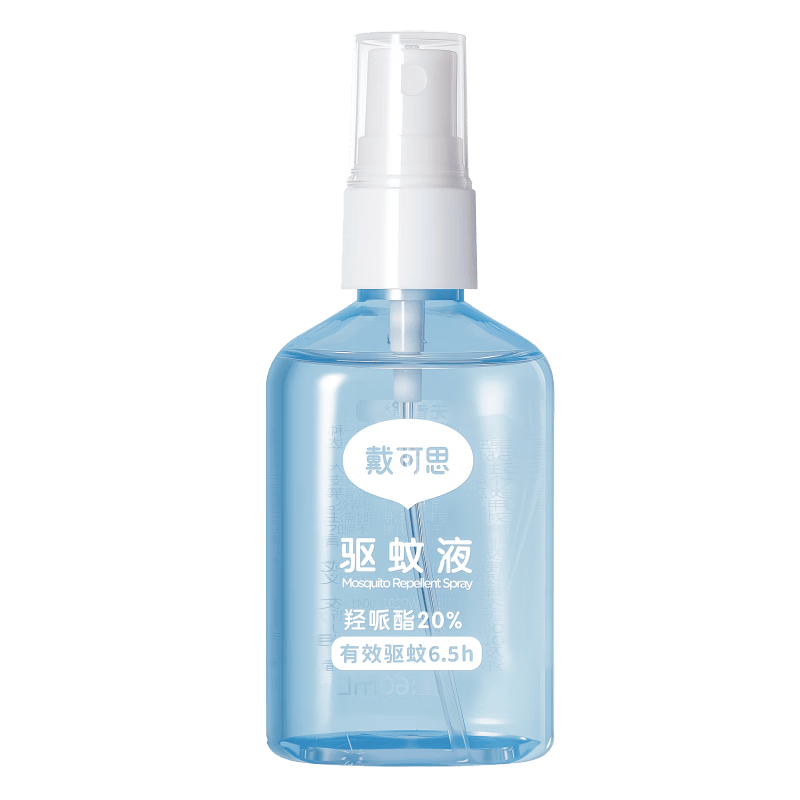 戴可思 驱蚊喷雾60ML+20ML(买大送小) 身体护理 花露水 防蚊虫叮咬 温和无刺激 2JZ1565