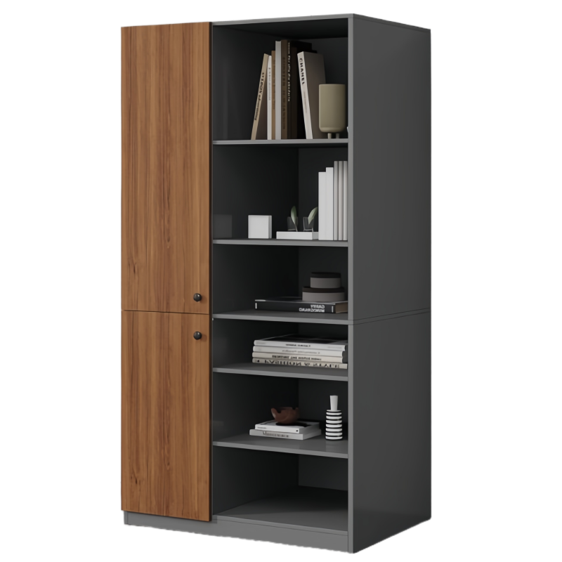 芙首泰书柜两门800*320*1800mm个高清大图