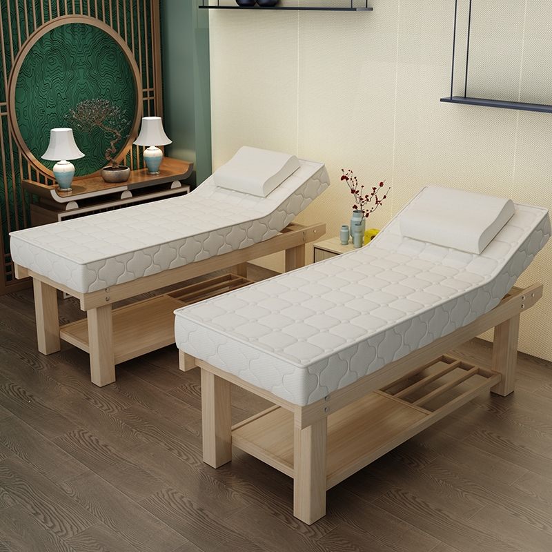 庄子然实木乳胶美容床美容院专用按摩床推拿理疗美体spa床养生高档