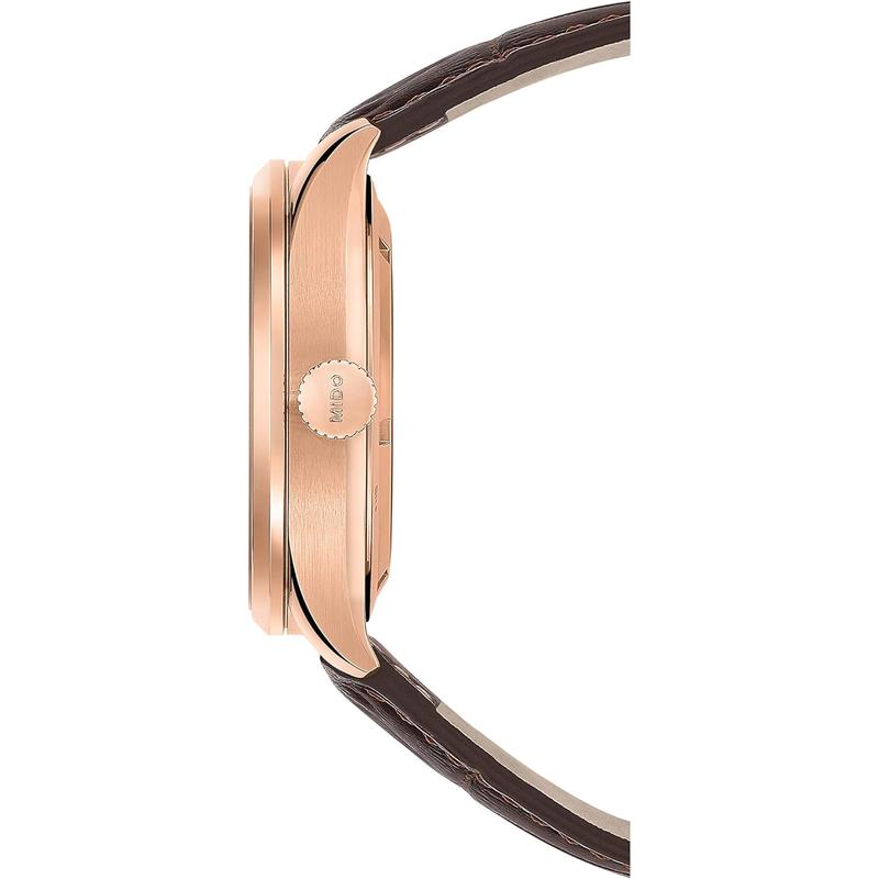 Mido美度男士自动双时区瑞士腕表mm优雅运动设计防水英尺高清大图