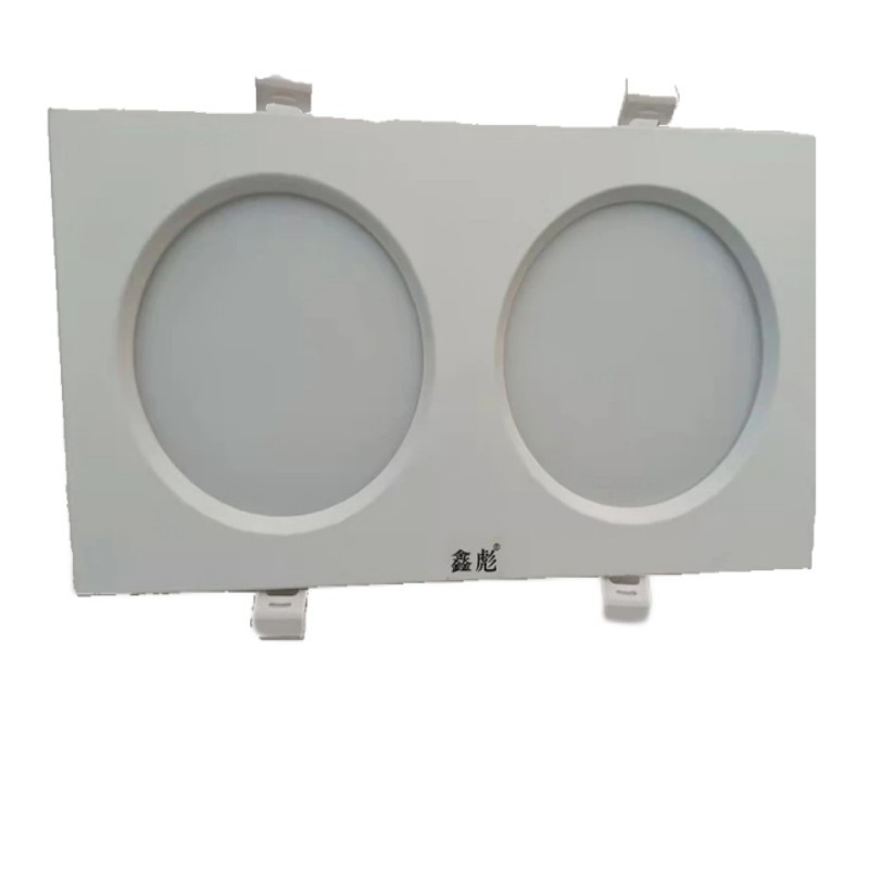 鑫彪双头筒灯2*12W 支高清大图